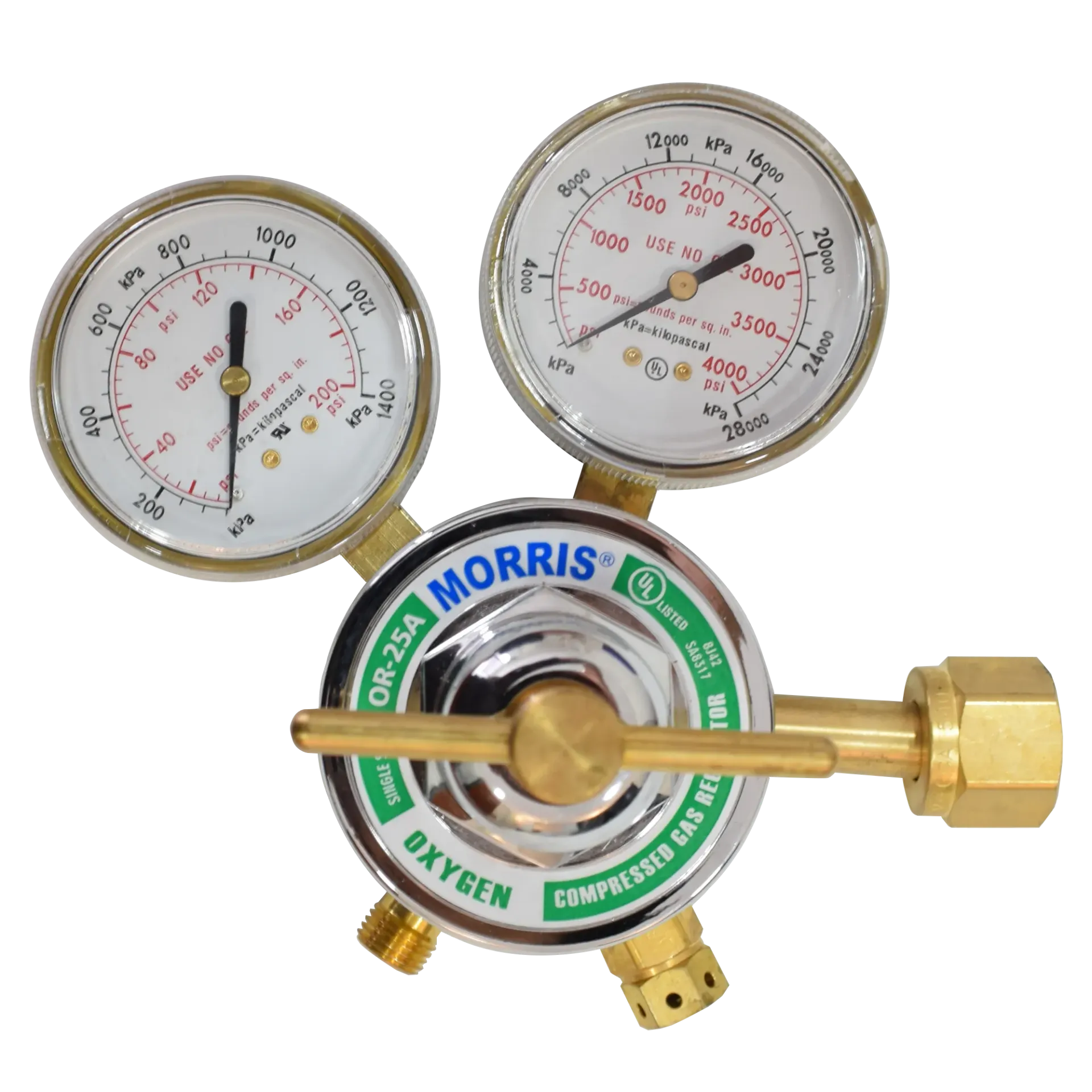 [MORRIS] REGULADOR DE ALTA PRESION DE OXIGENO CGA 540