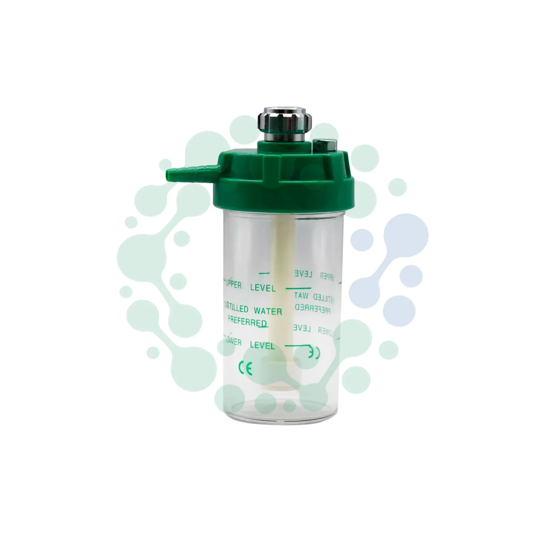 [AMCAREMED] HUMIDIFICADOR DE OXIGENO DE POLICARBONATO DE 200 ML