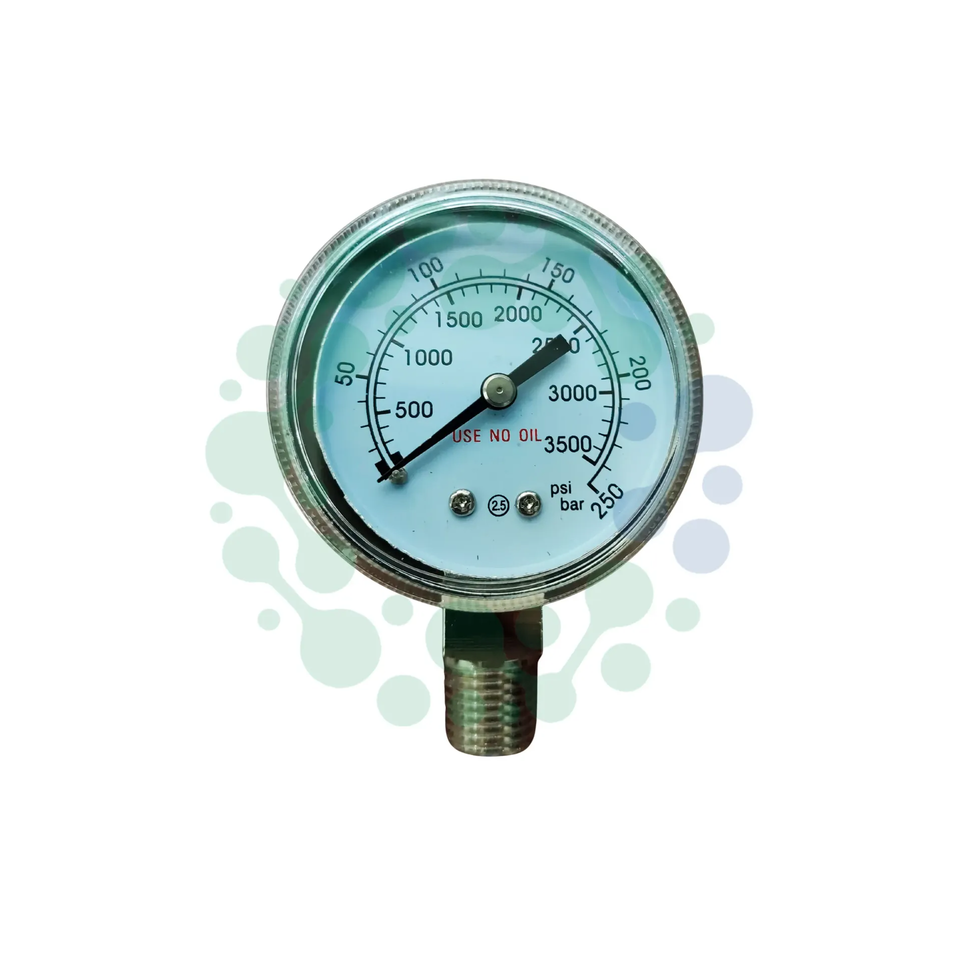 [AMCAREMED] MANOMETRO PARA REGULADOR DE 0 - 3500 PSI