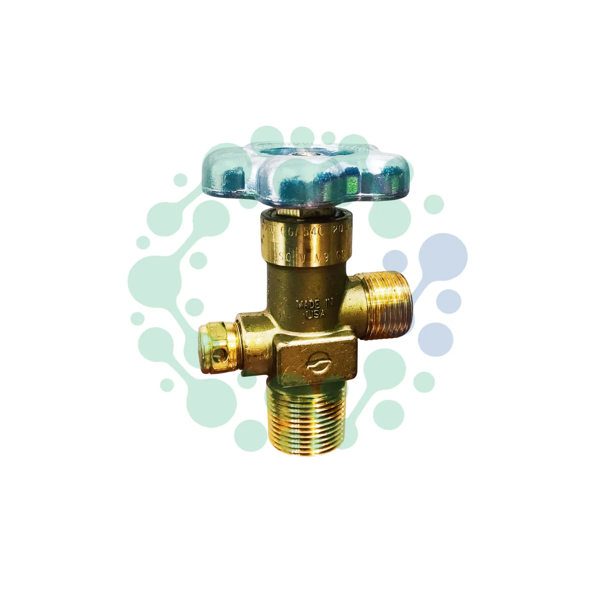 [SHERWOOD] VALVULA PARA CILINDRO DE OXIGENO CGA - 540